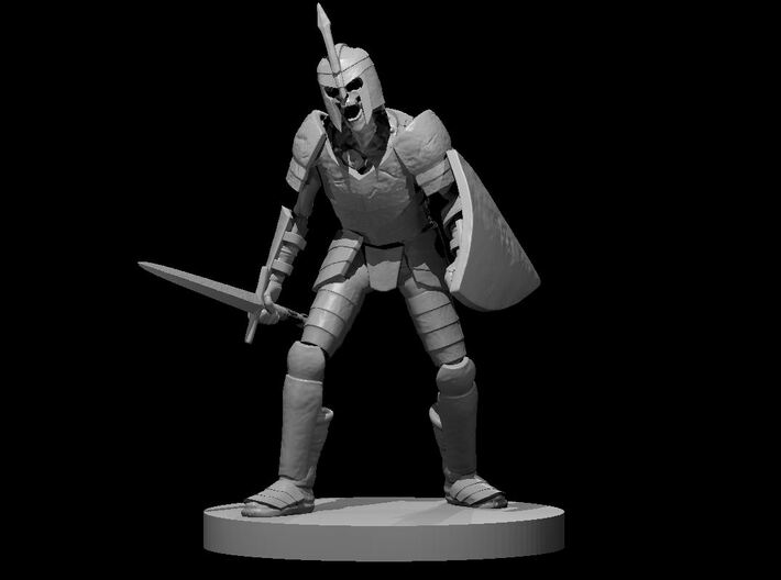 Skeleton Knight 3d printed 