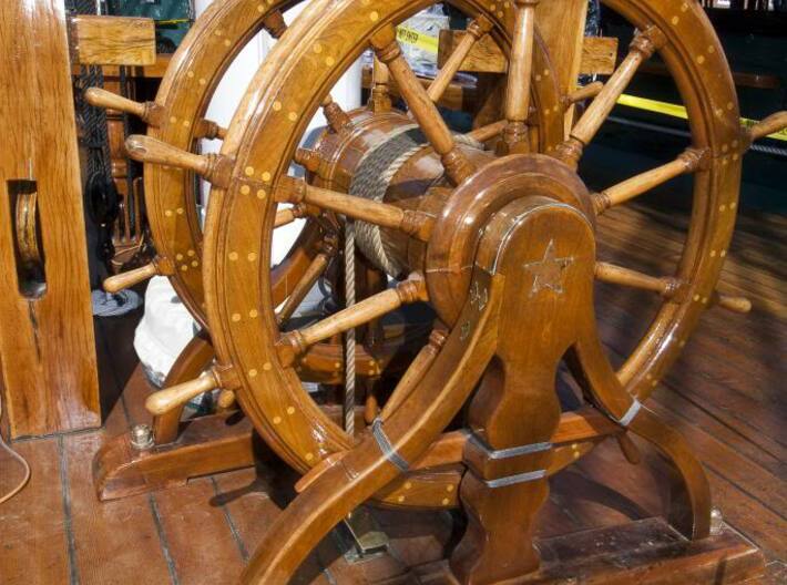 1/48 Ships Wheel 38 mm diameter 3d printed 