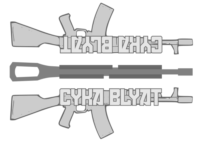 Get Rekt M4A4 Pendant 3d printed concept art