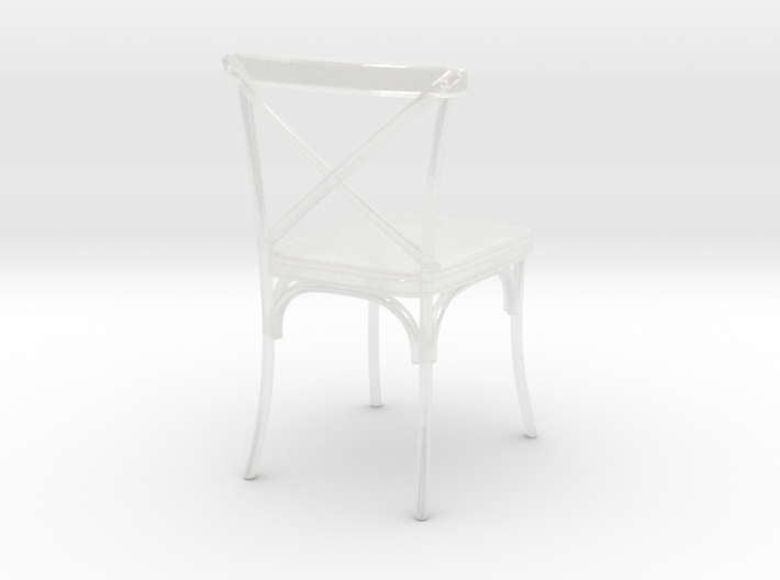 Miniature Industrial Dining Chair 3d printed