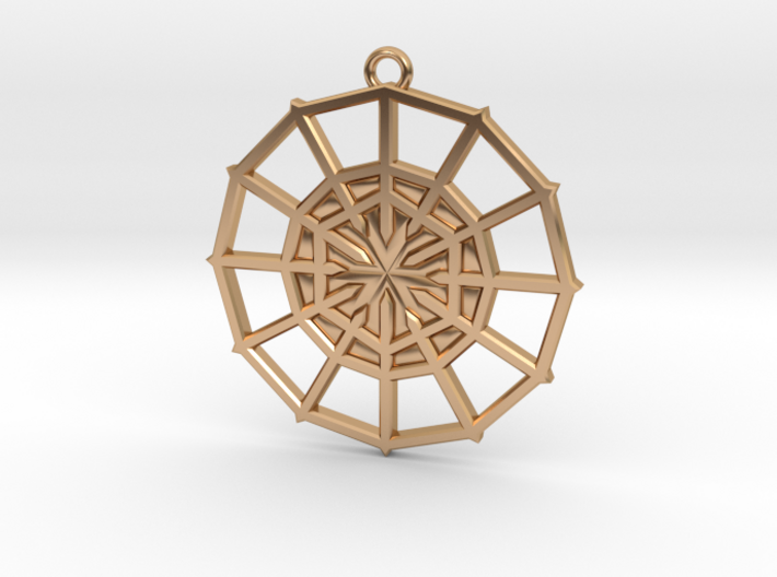 Rejection Emblem 07 Medallion (Sacred Geometry) 3d printed