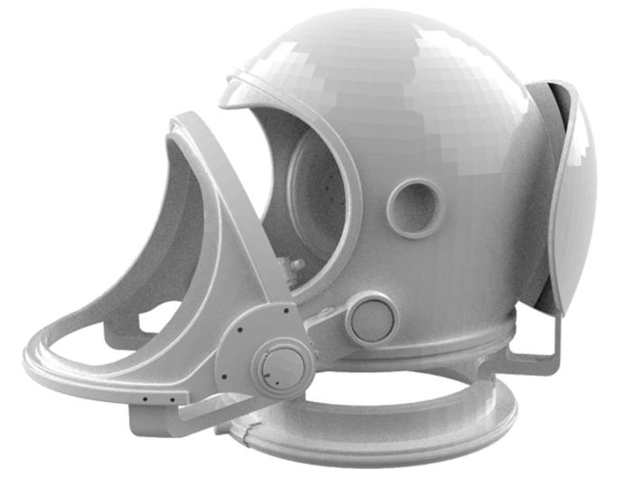 Mercury Helmet Kit - All Parts 1/6 3d printed Mercury Helmet Kit