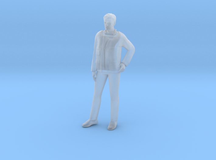 Casual man (N scale figure) 3d printed