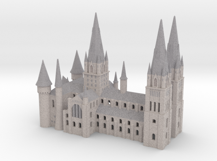 1/720 Hogwarts - Cathedral 3d printed