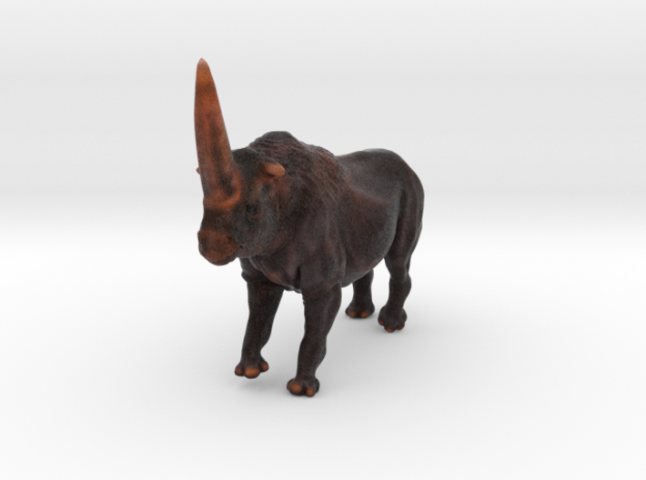 Elasmotherium Color 3d printed Rhino by ©2012 RareBreed