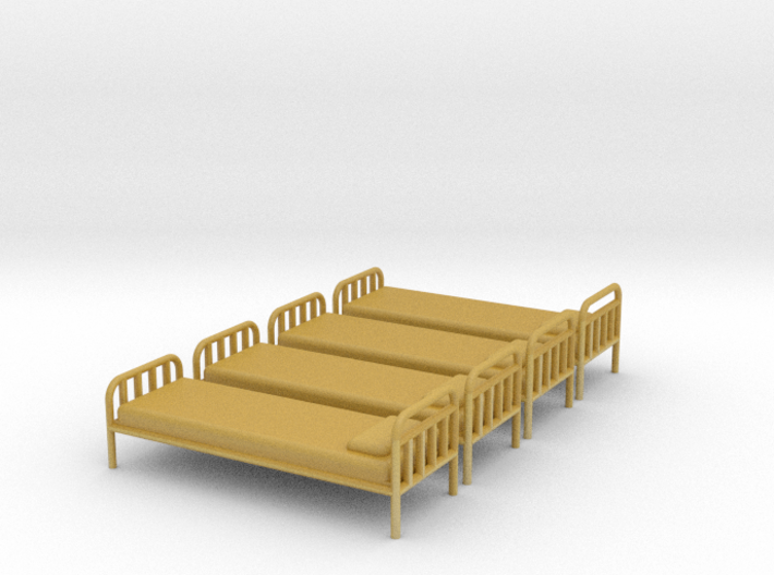 1/35 Scale Hospital Beds set of 4 3d printed