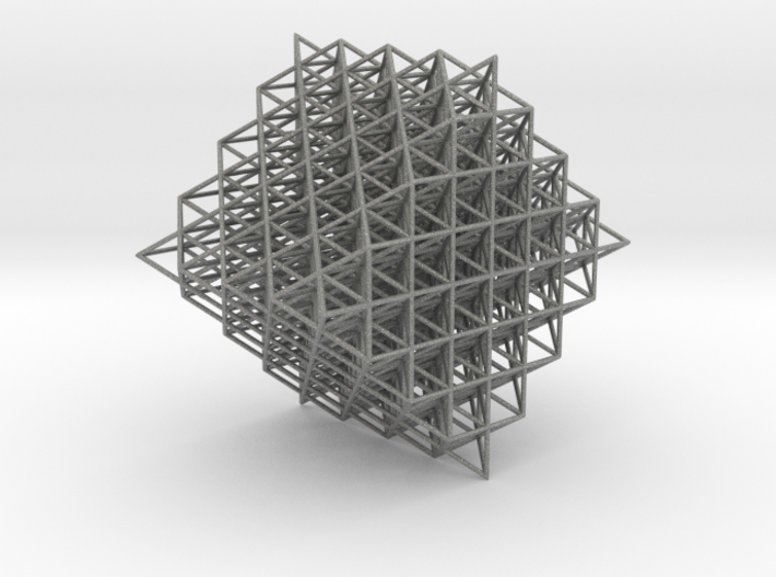 512 tetrahedron grid 18,9 cm 3d printed