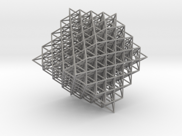 512 tetrahedron grid 18,9 cm 3d printed