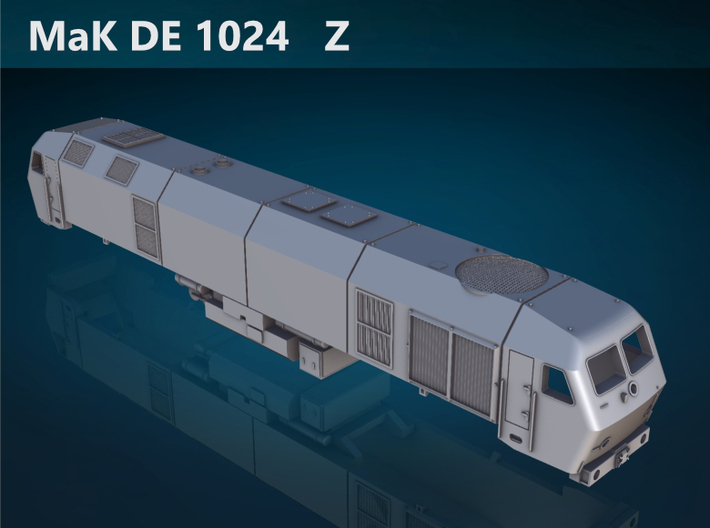 MaK DE 1024  z  [body] 3d printed MaK DE 1024 Z top rendering