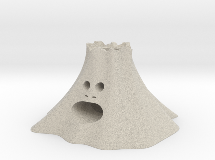 Volcano Candle FirePit 3d printed