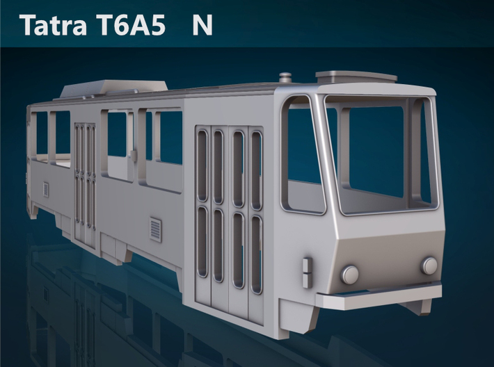 Tatra T6A5 N [body] 3d printed Tatra T6A5 N front rendering