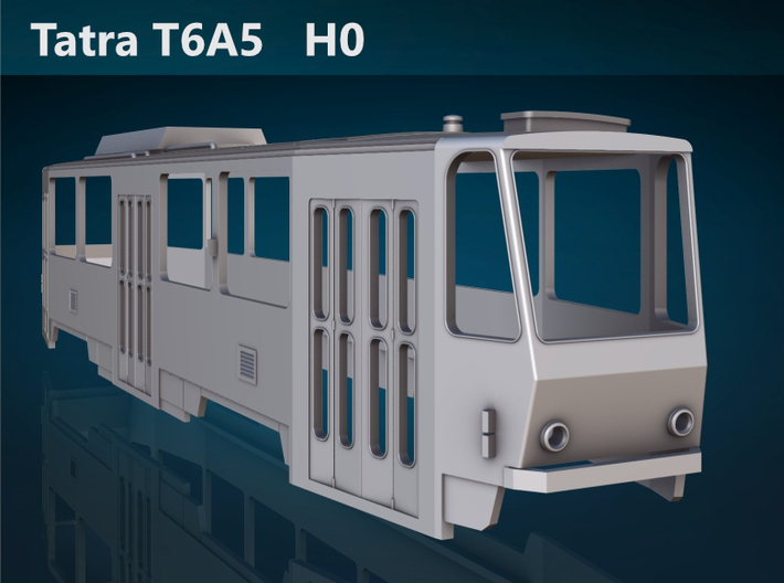 Tatra T6A5 H0 [body] 3d printed Tatra T6A5 H0 front rendering