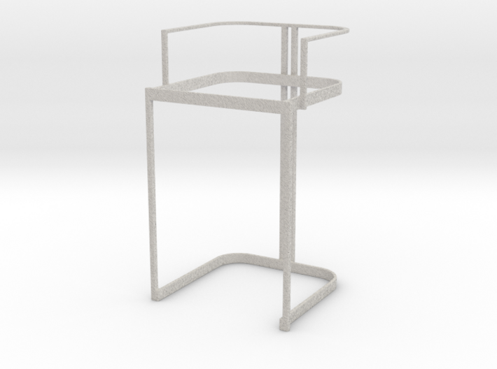 Miniature Luxury Vintage Bar Stool Frame 3d printed