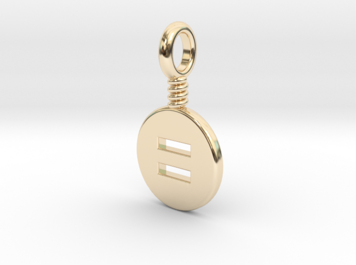 Equanimity Charm 3d printed