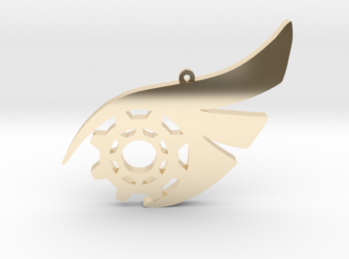 Cloqwork Emblem Pendant 3d printed
