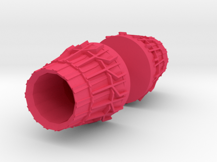 004F F-15 Closed Nozzle 1/100 3d printed