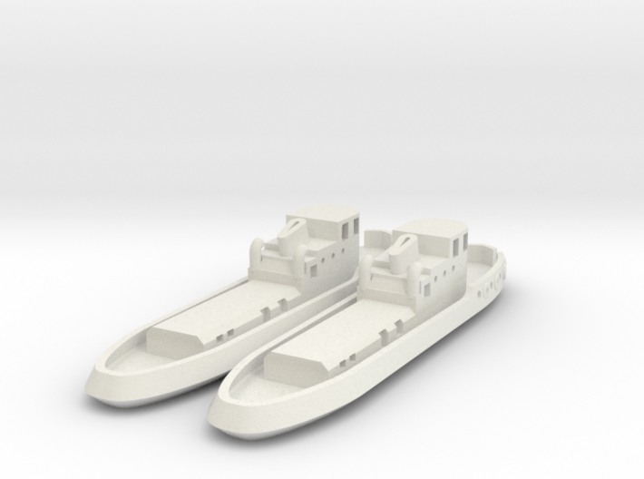 005G Tug boat pair - 1/600 3d printed