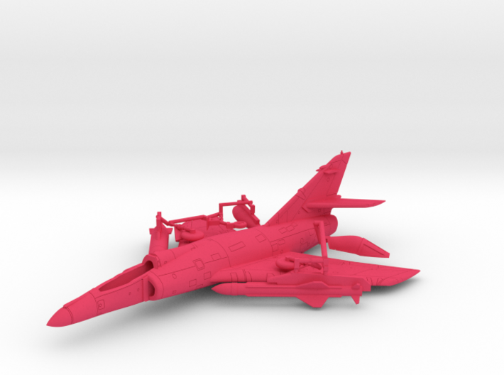 021A Super-Etendard 1/144 with Exocet and Tanks 3d printed