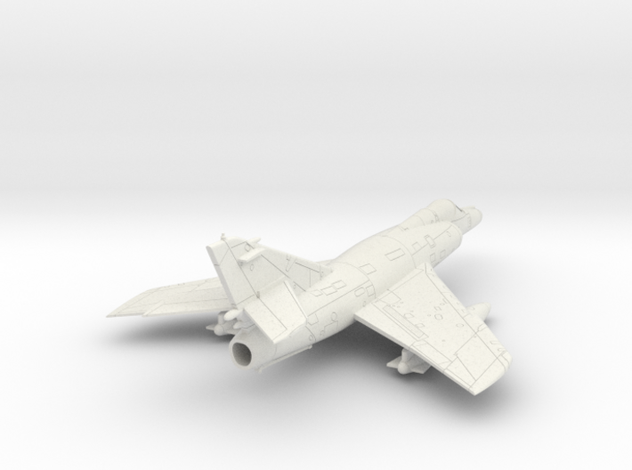 021C Super Etendard 1/144 in Flight with Tanks 3d printed