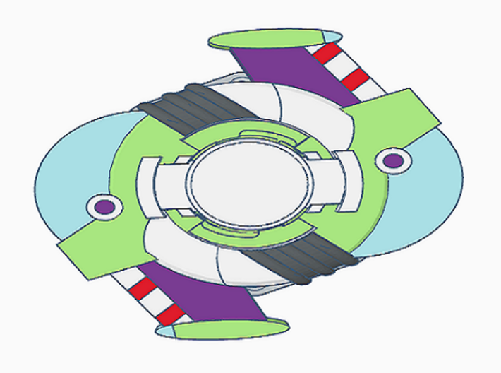 Beyblade Buzz Lightyear | Toy Story Attack Ring 3d printed 