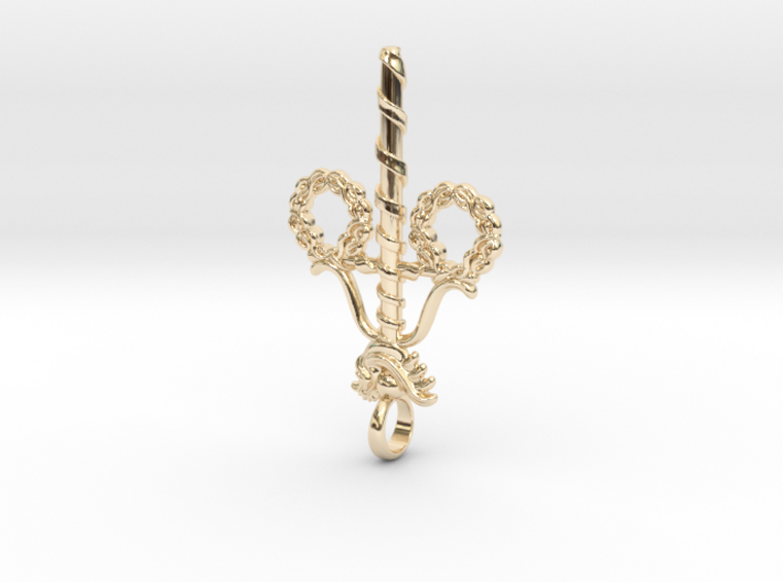 Swedish Midsummer Maypole Jewelry Pendant 3d printed Swedish Midsummer May Pole Jewelry Pendant