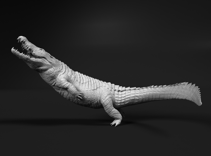 Nile Crocodile 1:22 Attacking in Water 2 3d printed