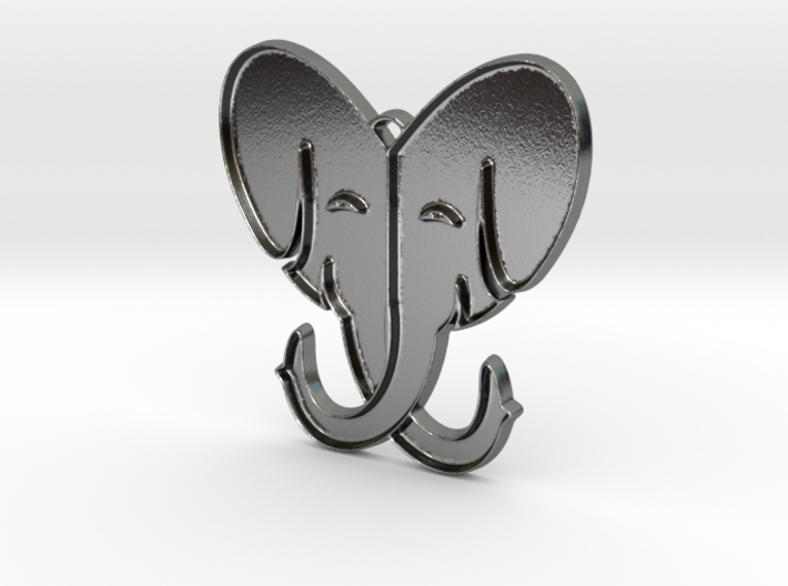 Elephant Pendent 3d printed