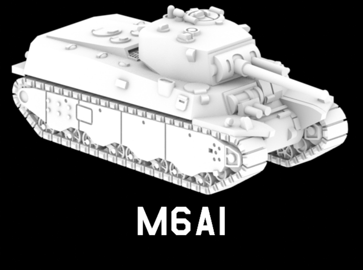 Heavy Tank M6A1 3d printed