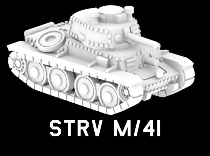 Strv m/41 3d printed