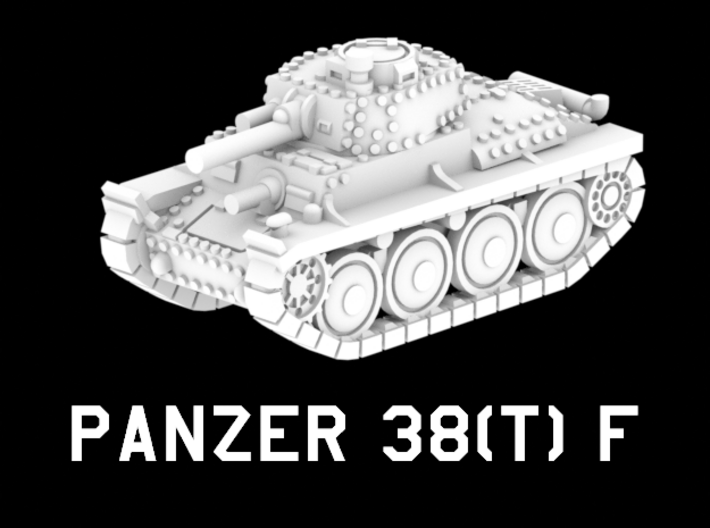 Panzer 38(t) F 3d printed
