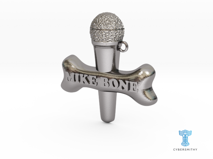 MIKE BONE Pendant 3d printed