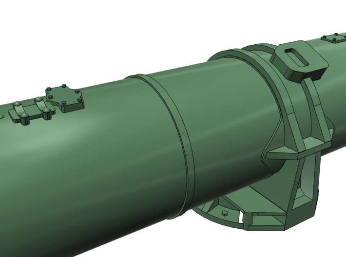 1/27 Forward Torpedo Tubes for PT Boats 3d printed 
