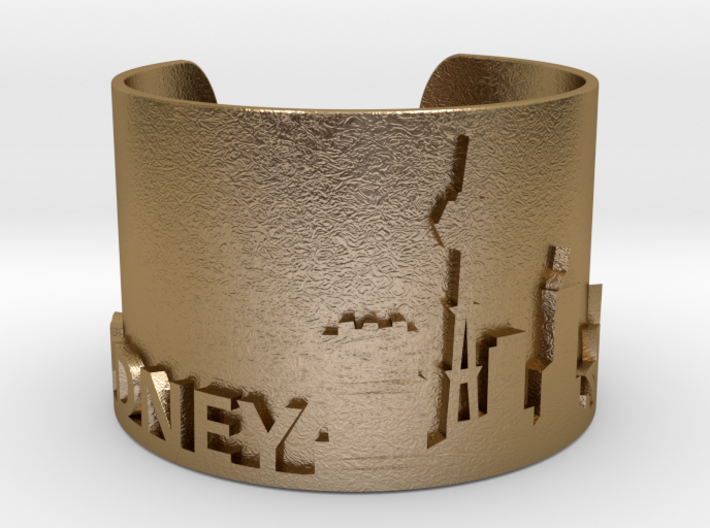 Sidney Skyline Bracelet 3d printed