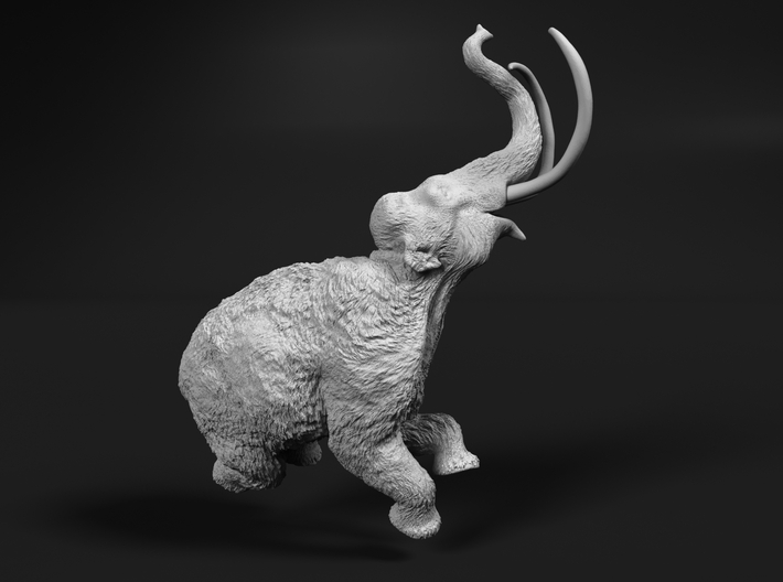 Woolly Mammoth 1:12 Male stuck in swamp 3d printed 