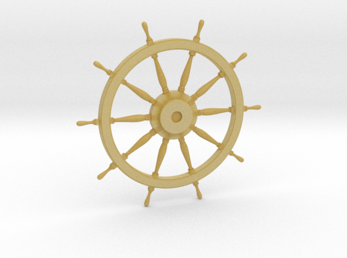 1/48 Ships Wheel 38 mm diameter 3d printed