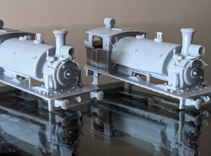 H0 V BAP 2500 Steam Locomotive 3d printed 