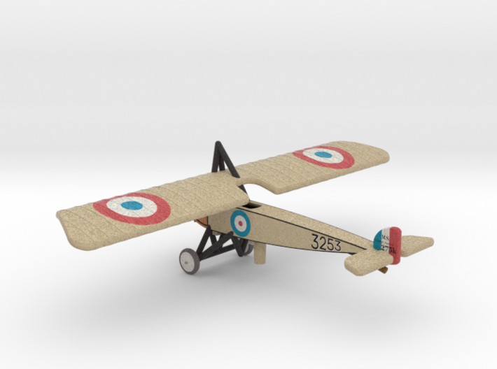 R. Warneford Morane-Saulnier Type L (full color) 3d printed 