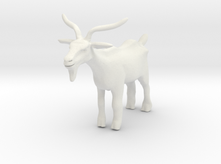 Printle Animal Goat 01 - 1/24 3d printed
