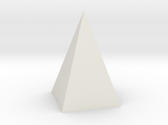 21. Square Pyramid - 1in 3d printed