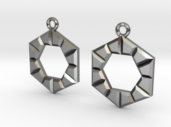 Hexagon in hexagon 3d printed