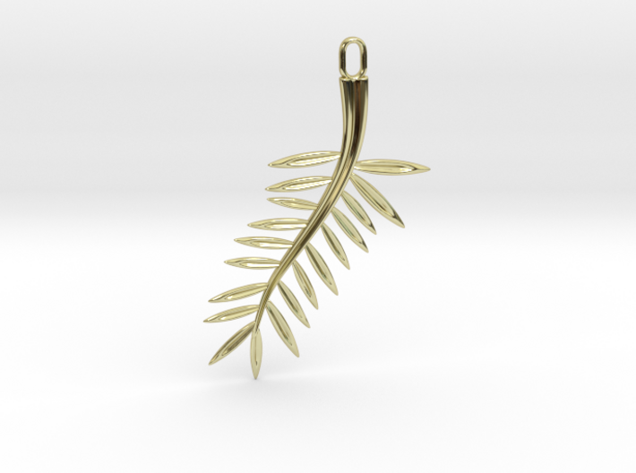 Palme d'or pendant 3d printed