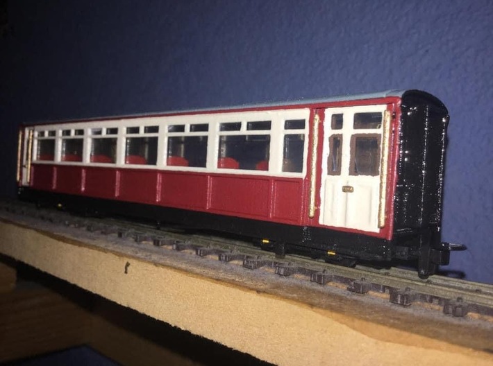 FR superbarn 3rd coach NO.117,118,120,808 3d printed The finished example 