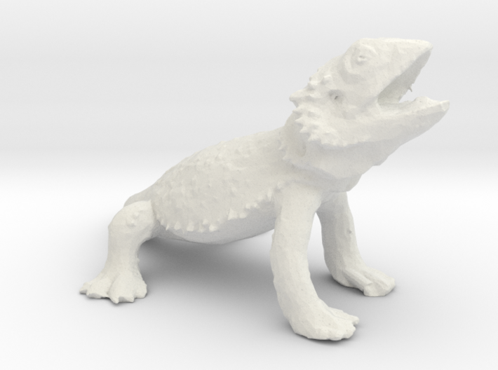 Printle Animal Bearded Dragon - 1/24 3d printed