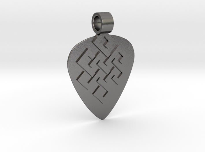 Endless Knot Standard Guitar Pick Pendant 3d printed