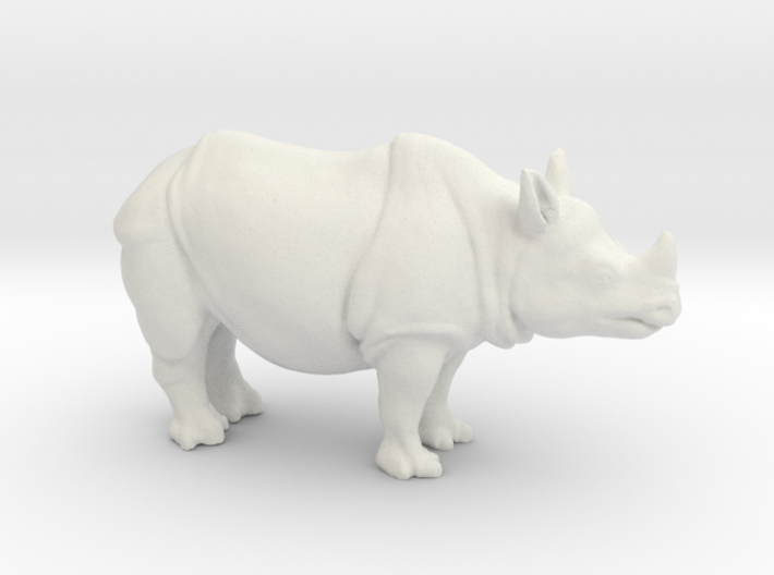 Printle Animal Rhinoceros - 1/24 3d printed