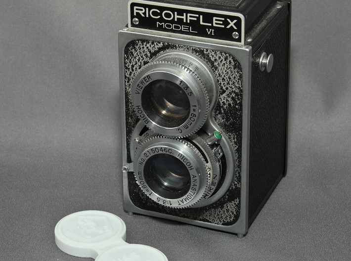 TLR Lens cap for Ricohflex (36mm) 3d printed 