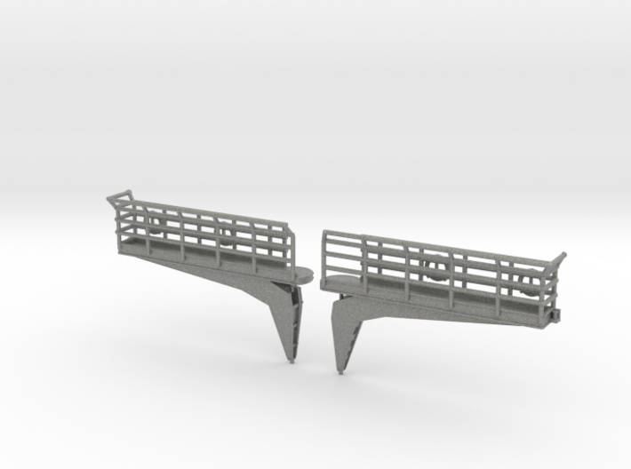 1/144 Bismarck Bridge Wing Set x2 3d printed