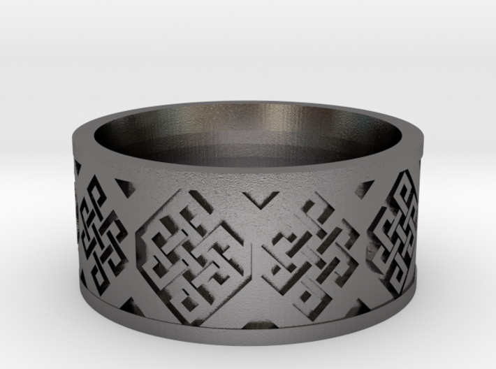 Endless Knot Ring V2 3d printed