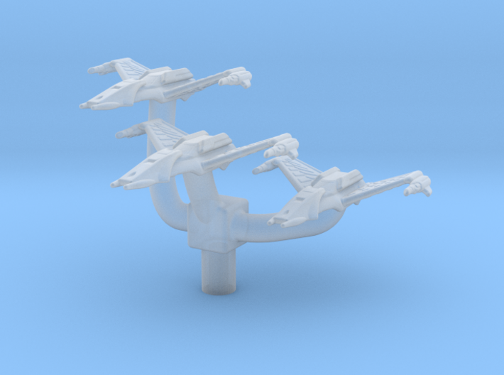 Klingon Interceptor 1/3788 Attack Wing Squad 3d printed 