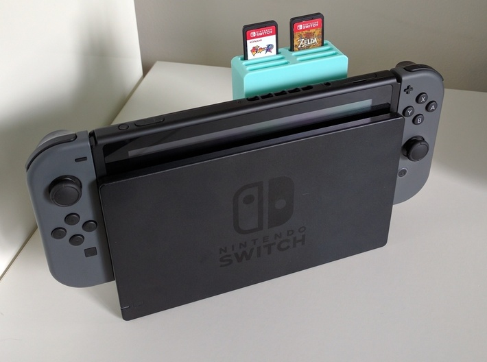 Nintendo Switch Cartridge Holder for dock / stand  3d printed 